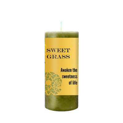 World Magic Sweet Grass Candle - 2X4